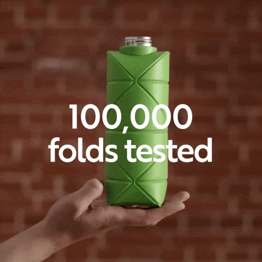 The DiFOLD Origami Bottle Is a Reusable Liquid Container Which Folds In On  Itself - Designlab